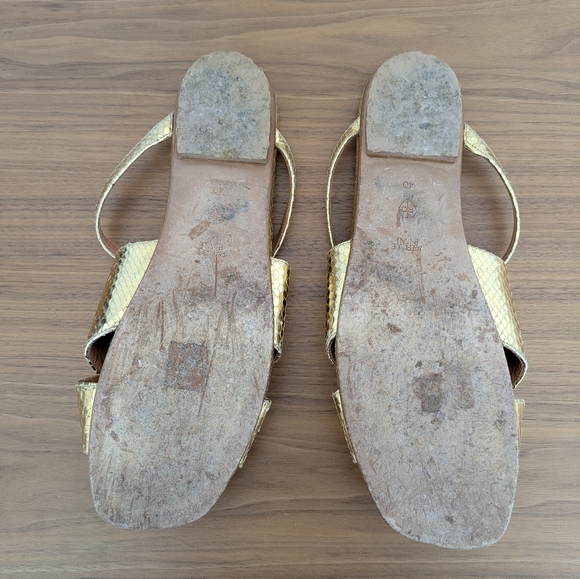 Rachel Comey Suzanne sandals in gold size 40 - Picture 8 of 9